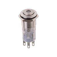 Кнопка антивандальная d16 12В Фикс (5с) ON-OFF/OFF-ON зеленая REXANT | код 36-3252 | REXANT