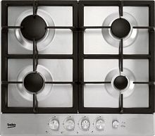Газовая варочная поверхность Beko HIAG64235SX нержавеющая сталь | код 1677735 | BEKO