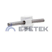 Держатель проводника круглого 6-8 мм белый, высота 16 мм, пластик | код 91007 | ЕЗЕТЕК