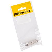 РАЗЪЁМ штекер TV никель c пружиной PROCONNECT Индивидуальная упаковка 1 шт | код 05-2011-4-7 | PROCONNECT