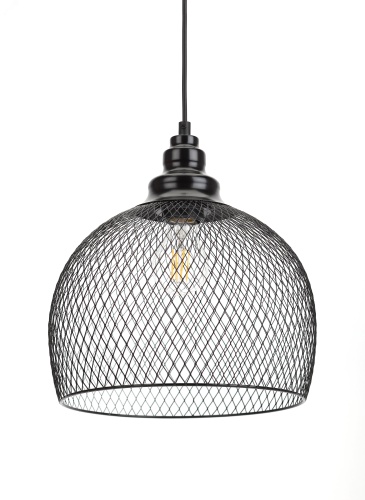 Подвес PL7 BK металл, E27, max 60W, d280 мм, черный (8/32) | код Б0037454 | ЭРА