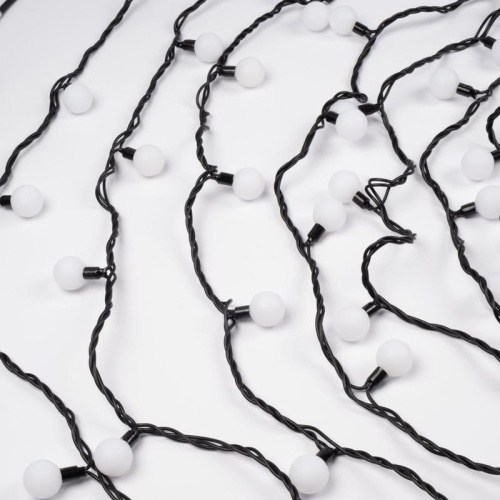 Гирлянда "Шарики" 15м OLDBL100-G-E 100 зел. светодиодов соединяемая до 3шт уличная SHLights 4690601004314 фото 4