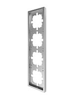 ZIMA Рамка 4-ая горизонтальная б/вст серый матовый LEZARD | код 704-7400-149 | LEZARD