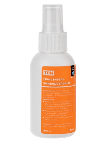 Очиститель универсальный, абсолютированный 99,7%, 100 мл, спрей, серия Алмаз TDM | код SQ1025-1701 | TDM Очиститель универсальный, абсолютированный 99,7%, 100 мл, спрей, серия Алмаз TDM | код SQ1025-1701 | TDM