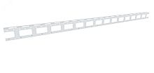 Органайзер кабельный вертикальный 47U без крышки, ширина 100мм, для шкафов серии RS шириной 800мм, серый RAL 7035 | код NTSS-VORG-47U-3 | NTSS