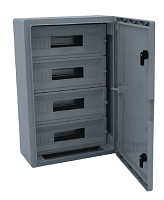 Корпус щита распределительного 500x700x245мм, Din-рейки 88M (4х22), навесной, пластик | код CP5106 | CETINKAYA PANO