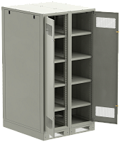 ITK LINEA B Шкаф (пустой) 1700х900мм дверь двуст. мет. сер. | код LB35-17H99-2M | ITK by IEK