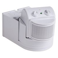 Датчик движения настенный ДДС 04, 180°, 1200 Вт,10-2000 Лк, 12 м, 10-420 сек. IP44 REXANT | код 11-9212 | REXANT