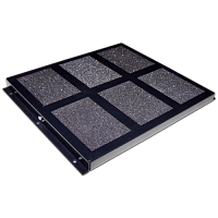 Противопылевой фильтр в пол для шкафов Business глубиной 1200 мм | код TWT-CBB-BDF-12 | TWT