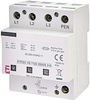 Ограничитель перенапряжения ETITEC VS T123 255/25 (3+0) | код 002442937 | ETI