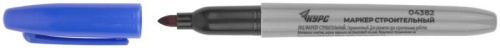 Маркер строительный перманентный,синий | код 4382 | FIT фото 2