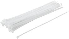 Хомуты нейлоновые, белые для проводов, 50 шт., 250X3 | код 60422 | FIT