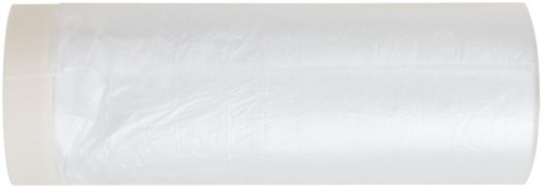 Пленка укрывная с клейкой лентой 8мкм 2100ммх15м FIT 11867 фото 2