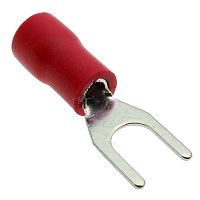 Клемма тип U изолированная RUICHI SV1.25-4, красная | код 104247 | Ruichi