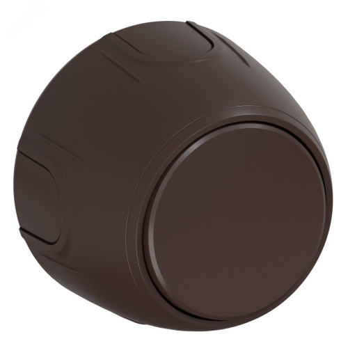 Выключатель одинарный Rotondo, цвет коричневый | код 7700848 | OneKeyElectro