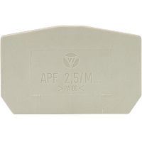 Крышка боковая, для клемм WKF 2,5/M..., цвет: серый | код 07.312.2953.0 | Wieland