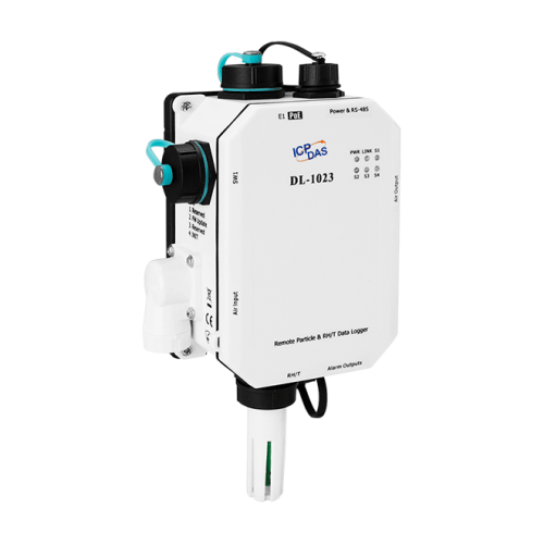 DL-1023 CR Remote PM1/2.5/10/CO/CO2/Temperature/Humidity/Dew Point Data Logger with Ethernet/RS-485 and PoE (RoHS) | код 00-06134847 | ICP DAS DL-1023 CR Remote PM1/2.5/10/CO/CO2/Temperature/Humidity/Dew Point Data Logger with Ethernet/RS-485 and PoE (RoHS) | код 00-06134847 | ICP DAS