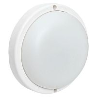 Светильник светодиодный ЖКХ ДПО-1100 12Вт 4000К IP65 круг с оптико-акустическим датчиком движения | код BKL-1100DA-R-12-4000 | EKF