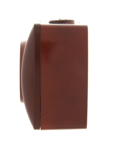 Розетка 1-м ОП Nata 16А IP20 без заземл. керамика вишня LEZARD 710-0600-121 фото 3