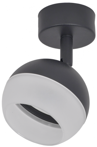 Светильник 4011 настенно-потолочн. GX53 черный IEK | код LT-USB0-4011-GX53-1-K02 | IEK