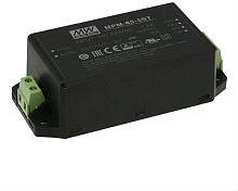Источник питания AC-DC, 65.3Вт, вход 80…264В AC, 47…63Гц / 113…370В DC, выход 48В/1360мА, КПД 92%, ток утечки <100мкА/264В AC, изоляция 4000В AC, в корпусе 109х52х33.5мм, -30…+80С, клем. колодка | код MPM-65-48ST | MeanWell