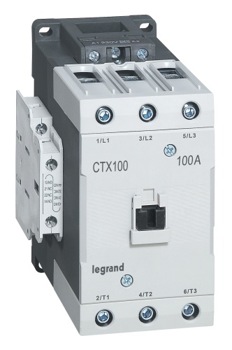 Контактор CTX³ 100 3P 100A (AC-3) 2но2нз ~380В | код 416238 | Legrand