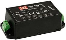 Источник питания AC-DC, 45.6 Вт, вход 85...264В AC 47...440 Гц, выход 24В/1.9А, изоляция 3000В AC, на площадке под винт, 109x52.5x33.5мм, -30...+70C | код IRM-45-24ST | MeanWell