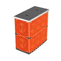 Колодец пластиковый для кабельной канализации с крышками, F0, 750х375х750 | код 270375V0 | DKC