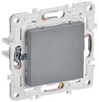 SKANDY Заглушка с суппортом SK-C01Gr сер. IEK | код SK-PL10-K03 | IEK