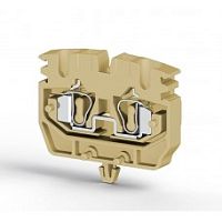 306 440, Миниклеммник пружинный на монт.плату, 2,5 мм.кв. (бежевый), MYSK2,5 | код 0.0.0.3.06440 | KLEMSAN