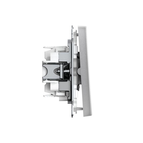 Переключатель 2-кл. ArtGallery 10AX быстрозажим. клем. механизм алюм. SE GAL000365S фото 8