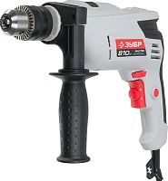 Дрель ударная Зубр ДУ-810 ЭРМ2 810Вт патрон:кулачковый реверс | код 1074261 | ЗУБР
