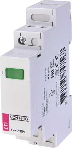 Однофазный индикатор наличия напряжения SON H-1G (1x зеленый LED) | код 002471551 | ETI Однофазный индикатор наличия напряжения SON H-1G (1x зеленый LED) | код 002471551 | ETI