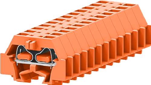 241322 Клемма TB концевая проходная 1-1 с бок. подключ. с крепеж.фланцами, оранж., шт | код 241322 | SUPU