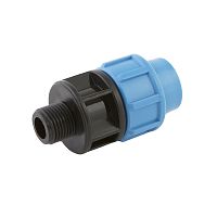 Муфта комбинированная 25х1/2' П для труб ПНД | код 9121 | Джилекс