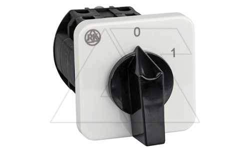 Переключатель BS 16 100 U, 6P, 20A, тип 0-1 (60°), 6NO на 1, 7.5kW(400VAC по АС-23), на дверь, фронт IP40 | код EAC602505R | Rade Koncar Переключатель BS 16 100 U, 6P, 20A, тип 0-1 (60°), 6NO на 1, 7.5kW(400VAC по АС-23), на дверь, фронт IP40 | код EAC602505R | Rade Koncar