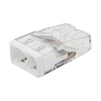 Экспресс-клемма строительно-монтажная СМК 2273-202 2-проводная 0.5-2.5кв.мм (блист.5шт) | код 07-3211-5 | Rexant