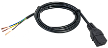 ITK Кабель электропитания PDU 3х1,5 3М C19-б/р | код PC-C19-3M | ITK by IEK