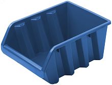 Лоток для крепежа пластиковый 375х225х160 мм синий | код 65699М | MOS РОС