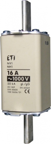 Предохранитель NH-1/gG 40A 1000V AC | код 004113710 | ETI Предохранитель NH-1/gG 40A 1000V AC | код 004113710 | ETI
