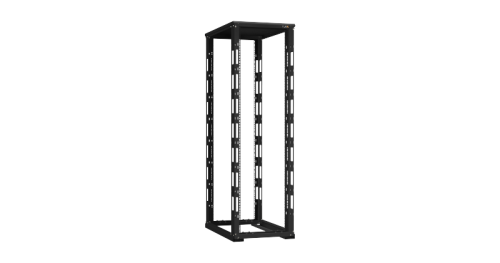 Стойка монтажная двухрамная с разборной рамой 19, 42U, Ш600xВ1995xГ1000мм, с крышей, в разобранном виде, черный | код TRD-426010-R-BK | TLK Стойка монтажная двухрамная с разборной рамой 19, 42U, Ш600xВ1995xГ1000мм, с крышей, в разобранном виде, черный | код TRD-426010-R-BK | TLK