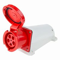 Розетка 135 стационарная 3Р+РЕ+N 63А 380В IP67 REXANT | код 11-8917 | REXANT