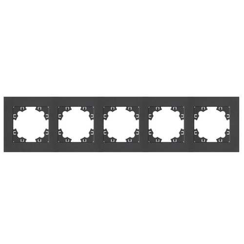 Рамка 5-м Афина универс. графит | код A1042-Gr | Universal