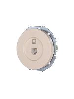 Розетка компьютерная СП OSEN RJ45 кат.6 механизм сл. кость LEZARD 743-9088-140