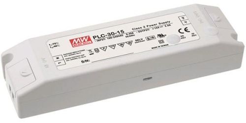 Источник питания AC-DC, 30Вт, вход 90…264В AC, 47…63Гц , 127...370В DC, ККМ, выход 12В (рег.11,4...13,2)/2,5А (рег. 1,875...2,575А), изоляция 3750В AC, в кожухе 160х46х30мм, -30…+50С | код PLC-30-12 | MeanWell Источник питания AC-DC, 30Вт, вход 90…264В AC, 47…63Гц , 127...370В DC, ККМ, выход 12В (рег.11,4...13,2)/2,5А (рег. 1,875...2,575А), изоляция 3750В AC, в кожухе 160х46х30мм, -30…+50С | код PLC-30-12 | MeanWell