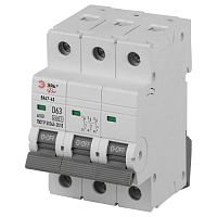 Выключатель автоматический ВА47-63 3P 63А кривая D 4,5кА PRO VA63-3P63D4.5 ЭРА | код Б0059483 | ЭРА