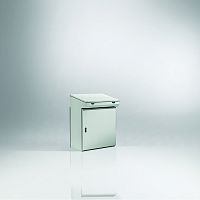 Пульт управления моноблочный 1000x800x400мм (ВxШxГ) с монтажной панелью, задняя дверь, RAL7035, IP55 | код SBA801 | ETA