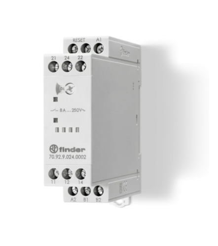 Термисторное реле (PTC), с/без память отказов, питание 230В АС, выход 2СO 8A, ширина 22.5мм, степень защиты IP20 | код 709282300002 | FINDER