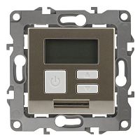 Терморегулятор универс.230В-Imax16А, Эра12, шампань, 12-4111-04 | код Б0031274 | ЭРА