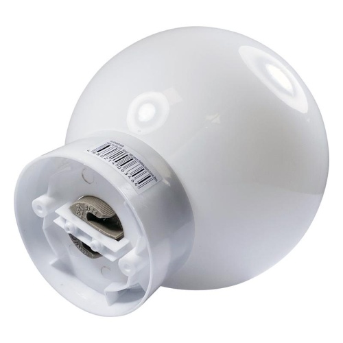 Светильник Шар 160 НББ 64-40-210 опал ПММА IP44 корпус прямой белый ГУ | код 1030480469 | Элетех фото 2